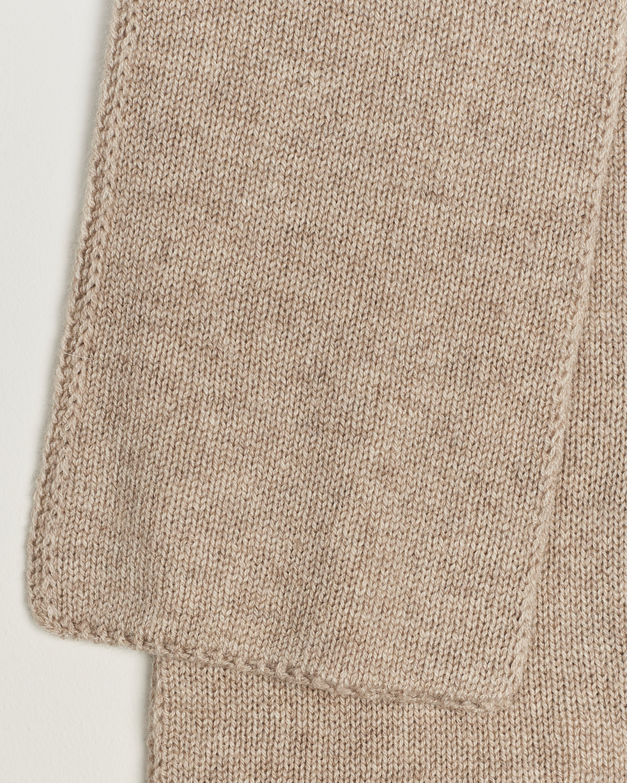 Men | Piacenza Cashmere Short Loop Cashmere Scarf Light Beige | Piacenza Cashmere | Short Loop Cashmere Scarf Light Beige