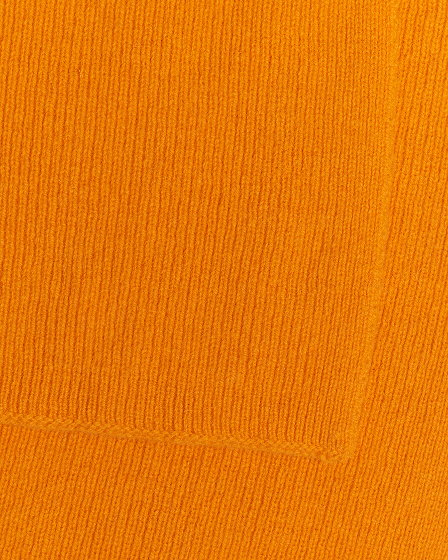 Men | Le Bonnet Lambswool/Caregora Scarf Orange Peel | Le Bonnet | Lambswool/Caregora Scarf Orange Peel