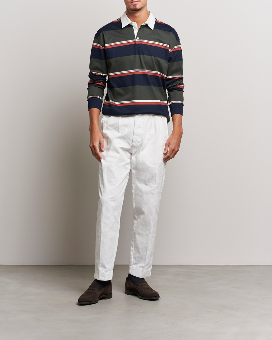 Men | Sweaters & Knitwear | Eton | Striped Rugby Shirt Multi
