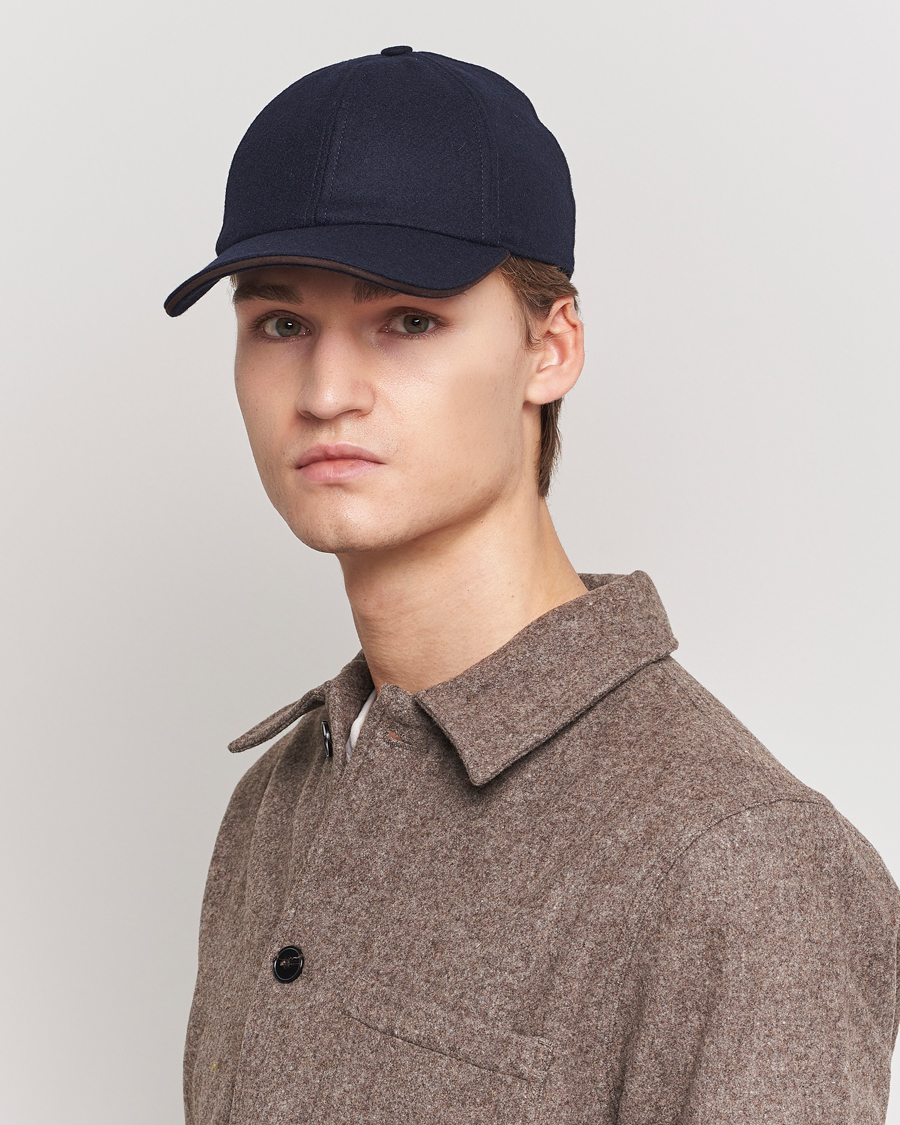 Men | Eton Wool Baseball Cap Navy Blue | Eton | Wool Baseball Cap Navy Blue