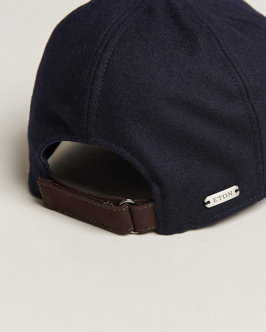 Men | Eton Wool Baseball Cap Navy Blue | Eton | Wool Baseball Cap Navy Blue