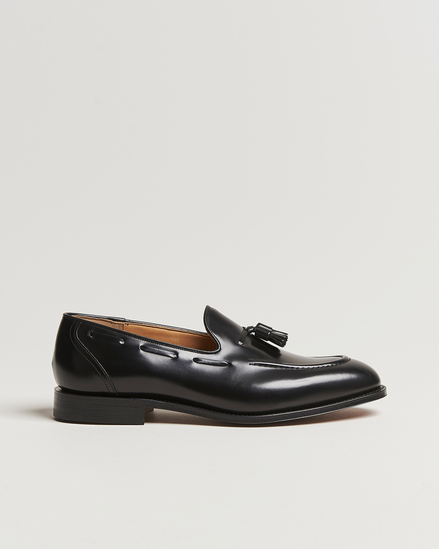 Men | Church's Kingsley Tassel Loafer Black Polishbinder | Church's | Kingsley Tassel Loafer Black Polishbinder