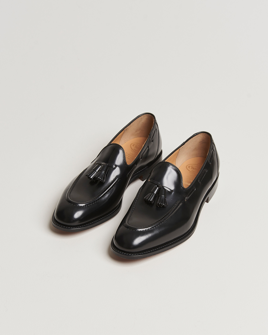 Men | Church's Kingsley Tassel Loafer Black Polishbinder | Church's | Kingsley Tassel Loafer Black Polishbinder