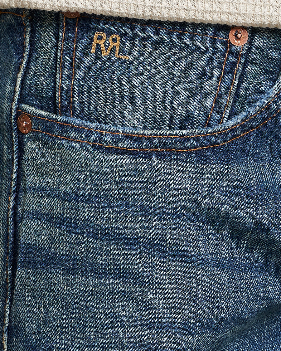 Men | Jeans | RRL | Straight Fit 5-Pocket Denim Once Washed