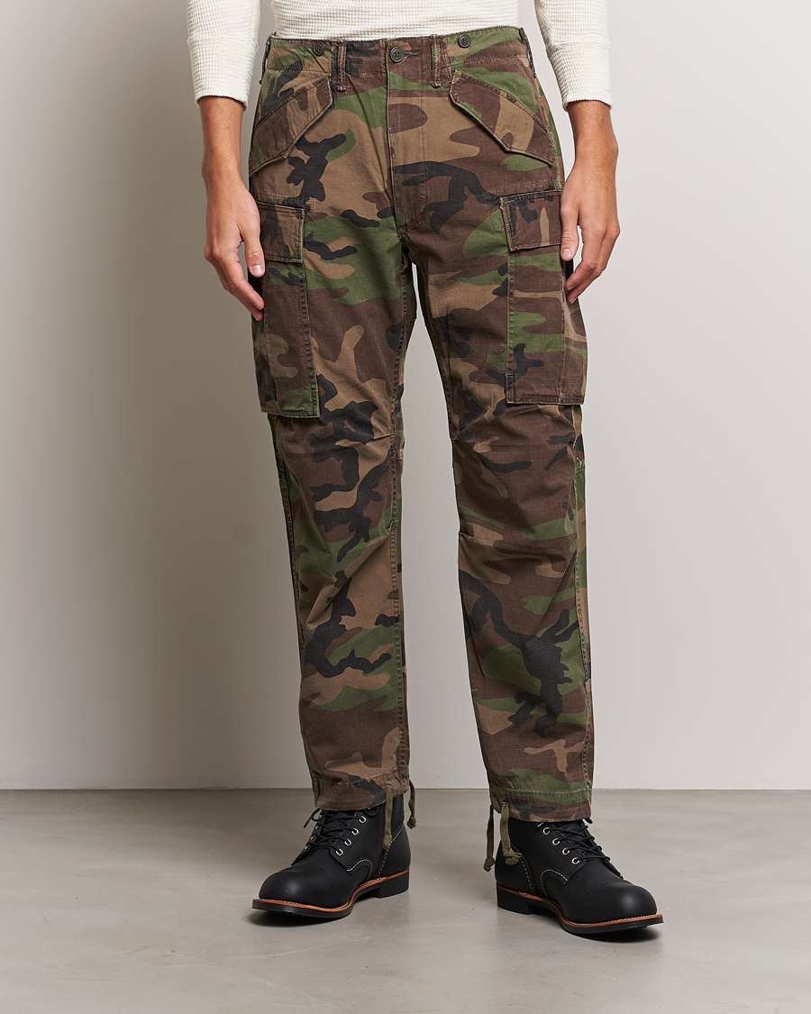 Men |  | RRL | Regiment Cargo Pants Woodland Camo