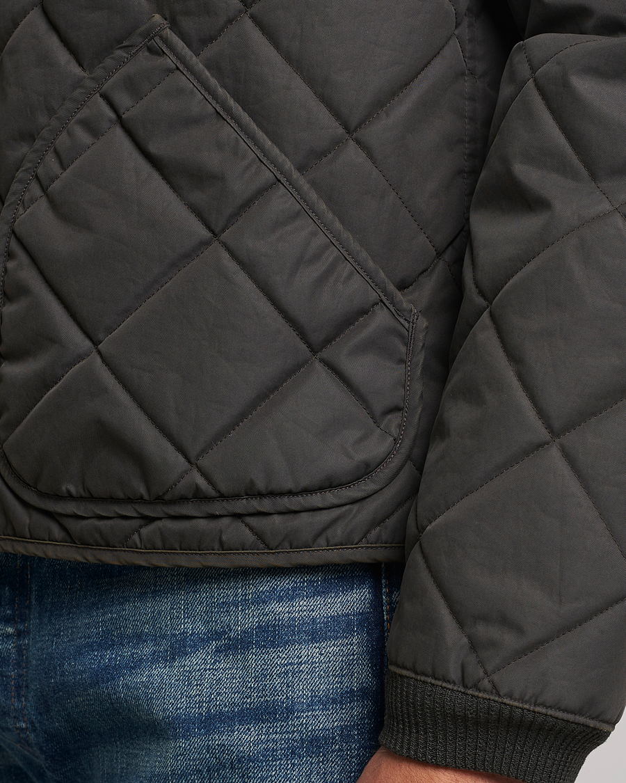 Men | Coats & Jackets | RRL | Benton Quilted Bomber Vintage Black