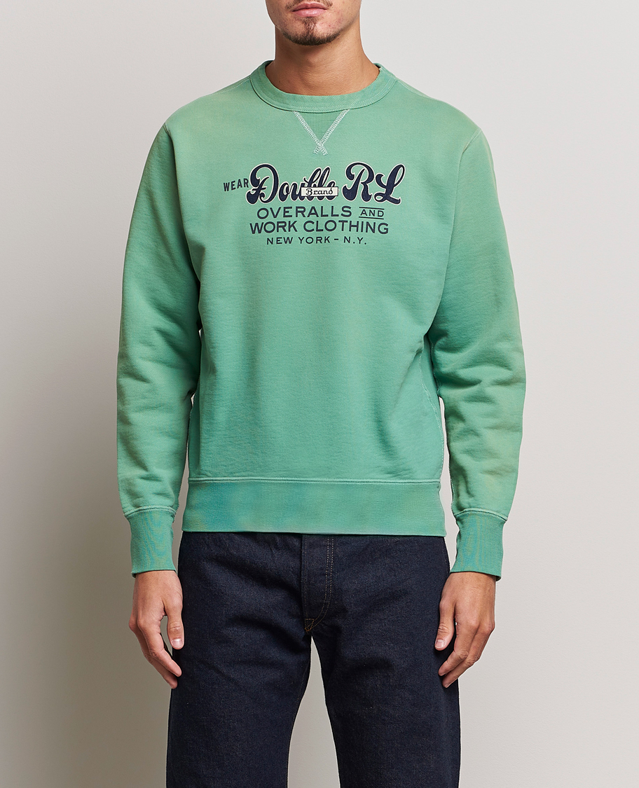 Men |  | RRL | Graphic Sweatshirt Turquoise