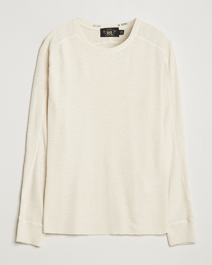 Men | Sweaters & Knitwear | RRL | Long Sleeve Henley Paper White