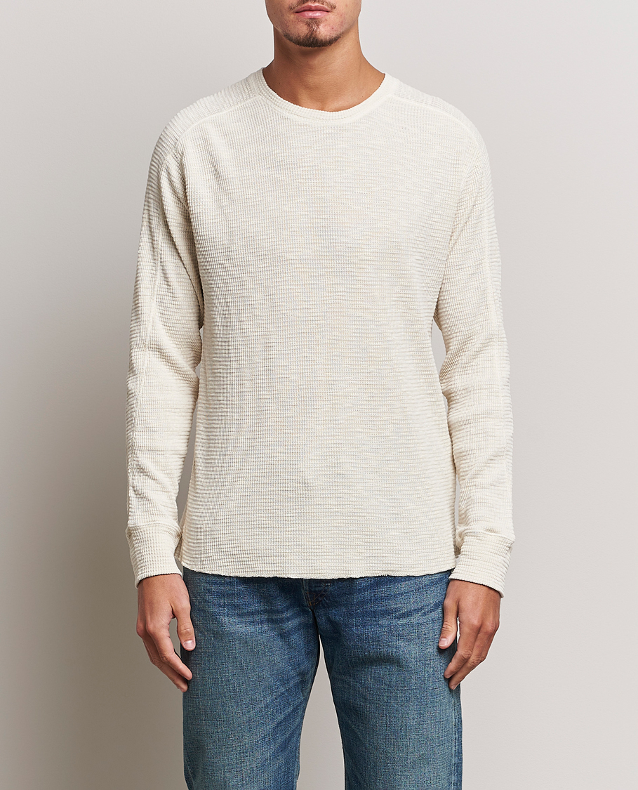 Men | Sweaters & Knitwear | RRL | Long Sleeve Henley Paper White