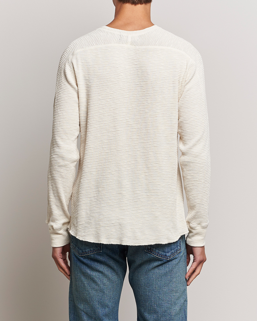 Men | Sweaters & Knitwear | RRL | Long Sleeve Henley Paper White