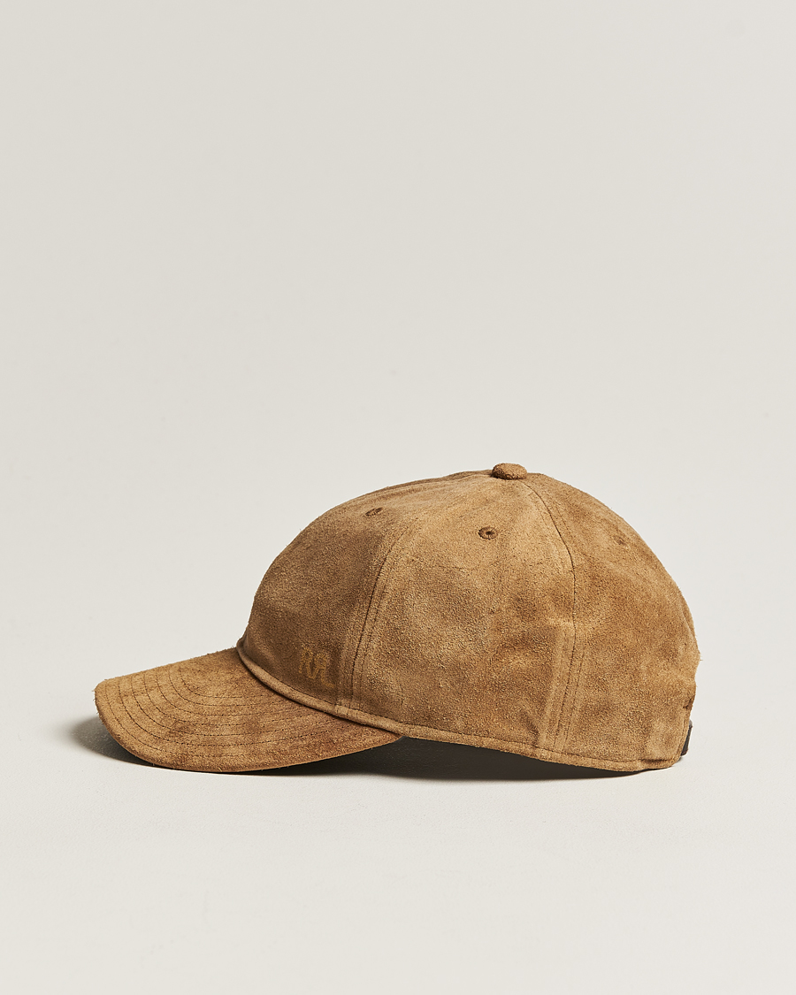 Men | RRL Rough Out Baseball Cap Brown | RRL | Rough Out Baseball Cap Brown