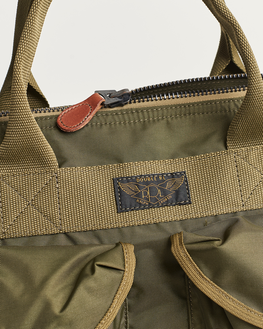 RRL Nylon Utility Day Tote Olive at CareOfCarl.com