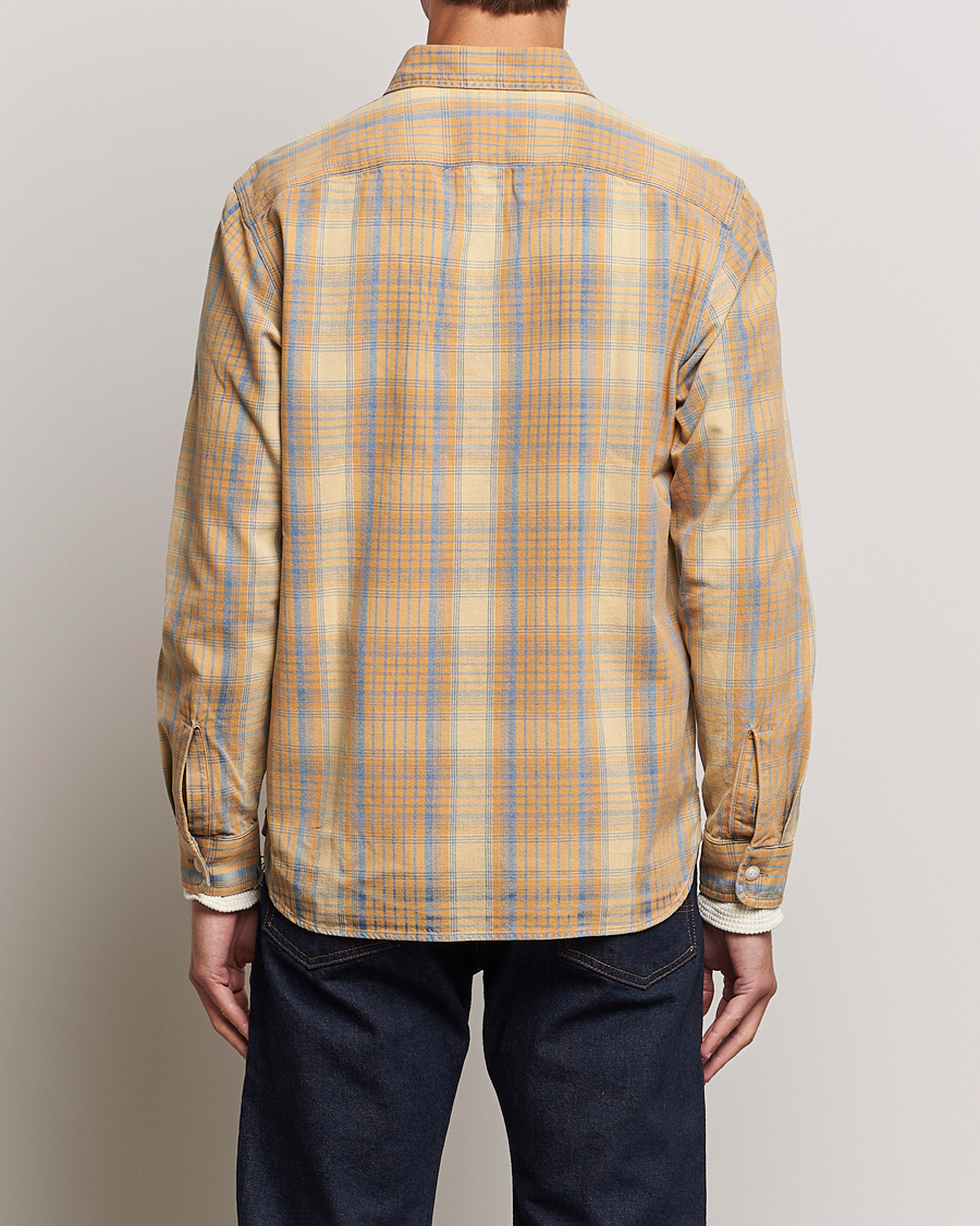 RRL Farrell Double Pocket Shirt Yellow Multi at CareOfCarl.com