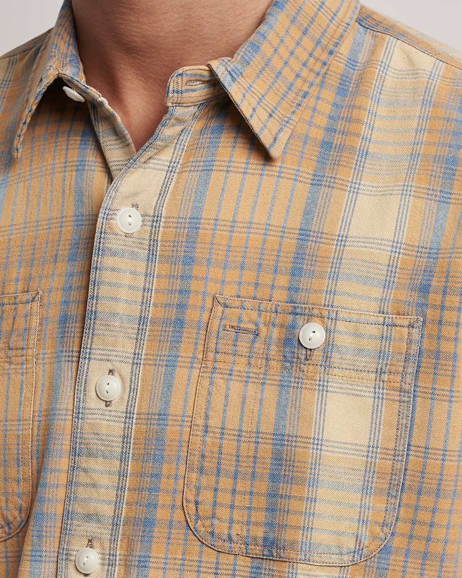 Men | Shirts | RRL | Farrell Double Pocket Shirt Yellow Multi