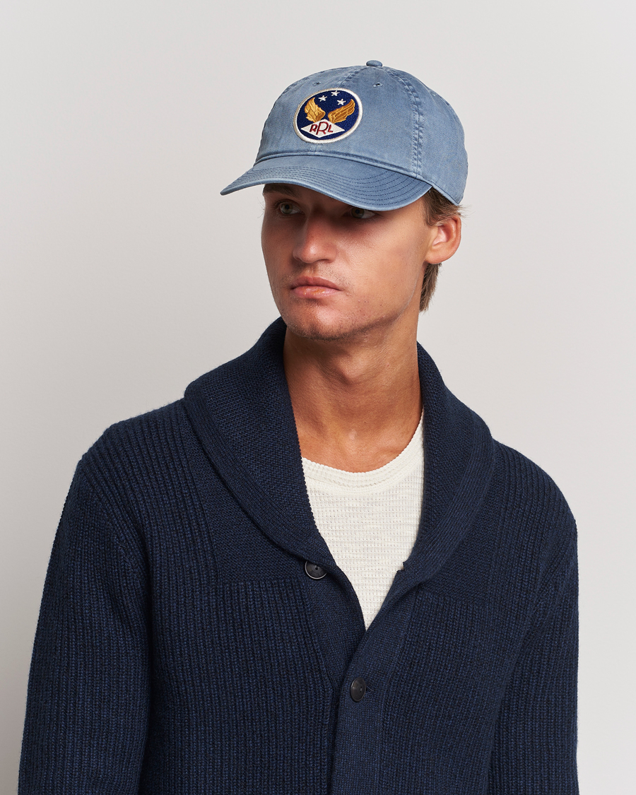 Varsity Headwear Linen Baseball Cap Azure Blue at