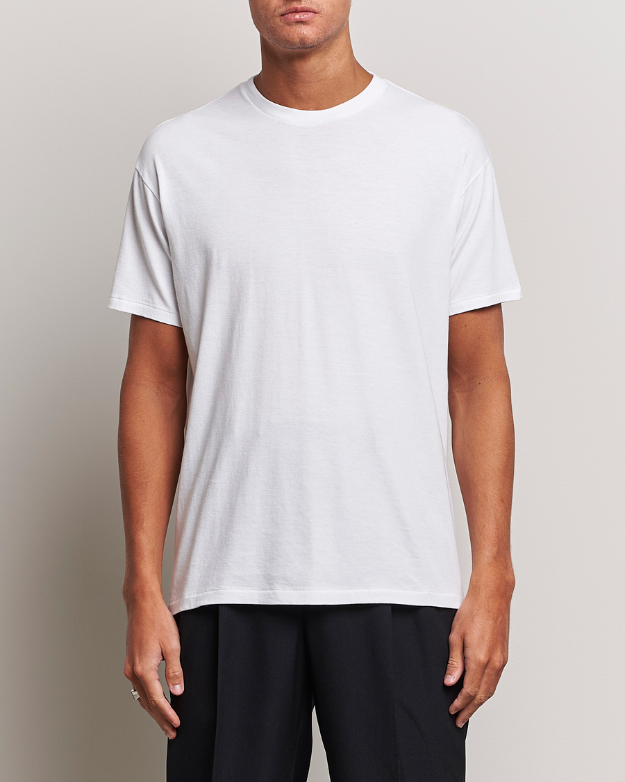 Men | Auralee | Auralee | Seamless Crewneck T-Shirt White