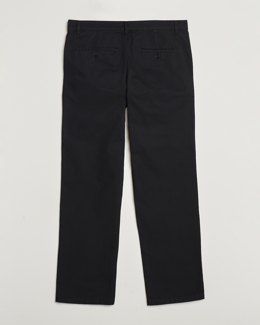 Men | Trousers | Samsøe Samsøe | Johnny Cotton Trousers Black