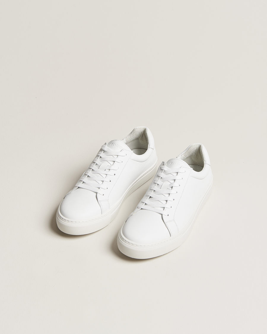 Men | Samsøe & Samsøe | Samsøe & Samsøe | Saharry Leather Sneakers White