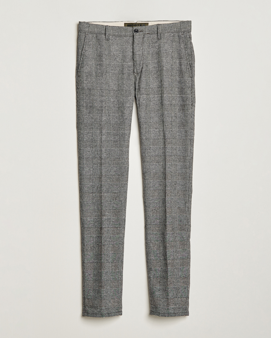 Men | Trousers | Incotex | Slim Fit Prince Of Wales Check Pants Grey