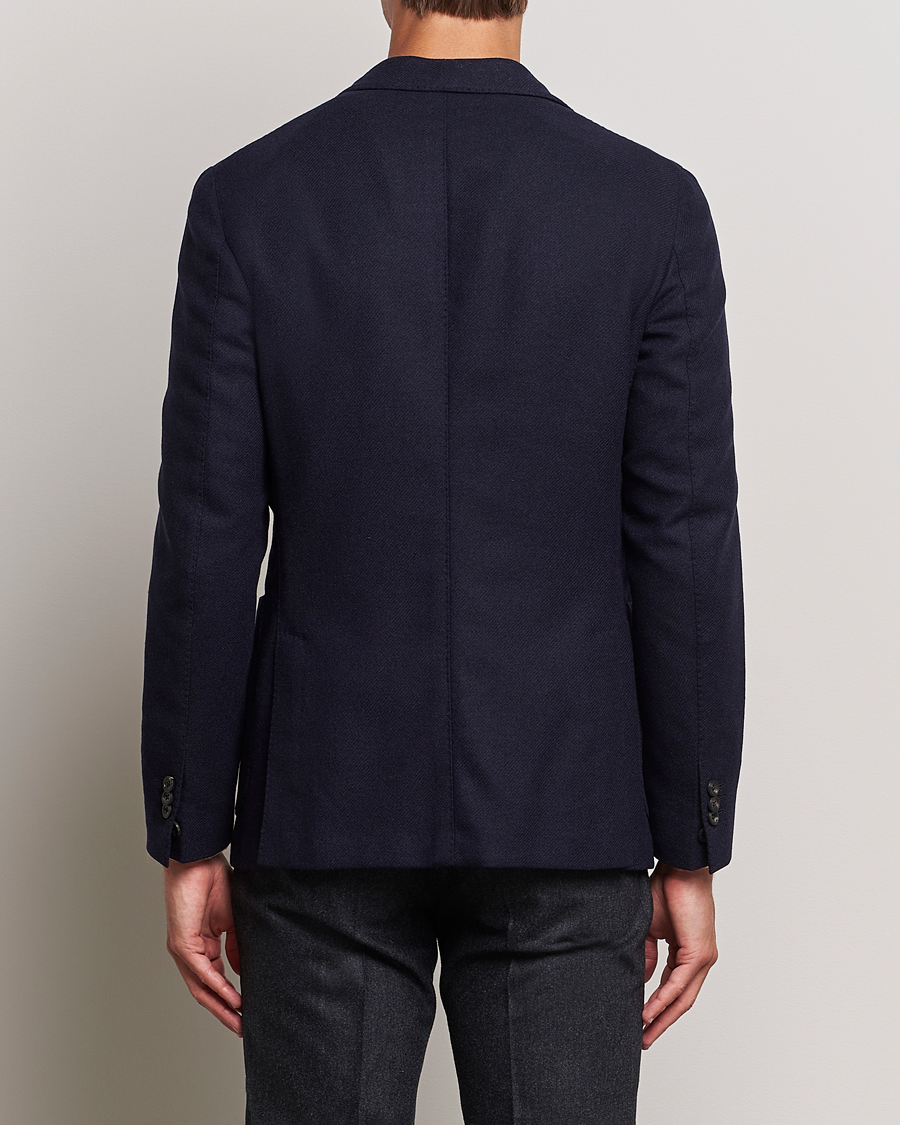 Men | Blazers | Incotex | Montedoro Unconstructed Wool/Cashmere Blazer Navy