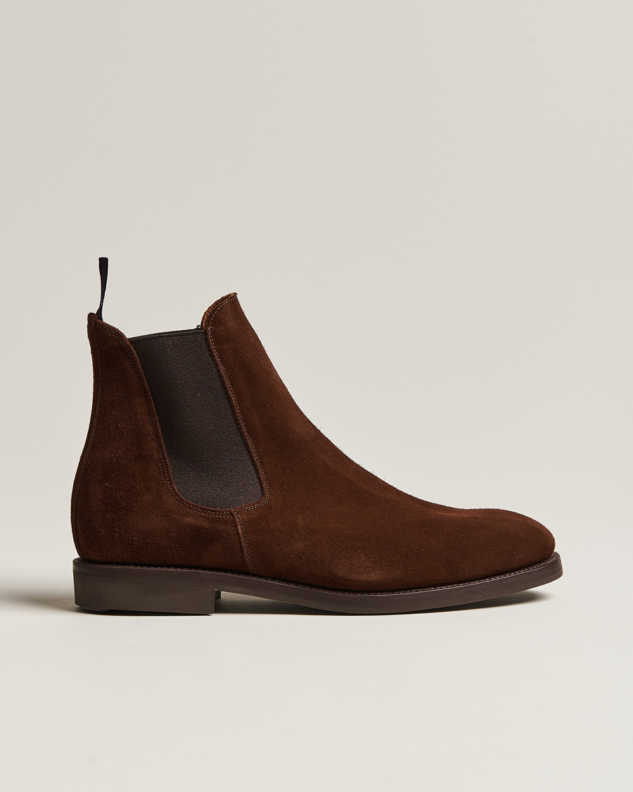 Men | Boots | Sanders | Liam Chelsea Boot Polo Snuff Suede