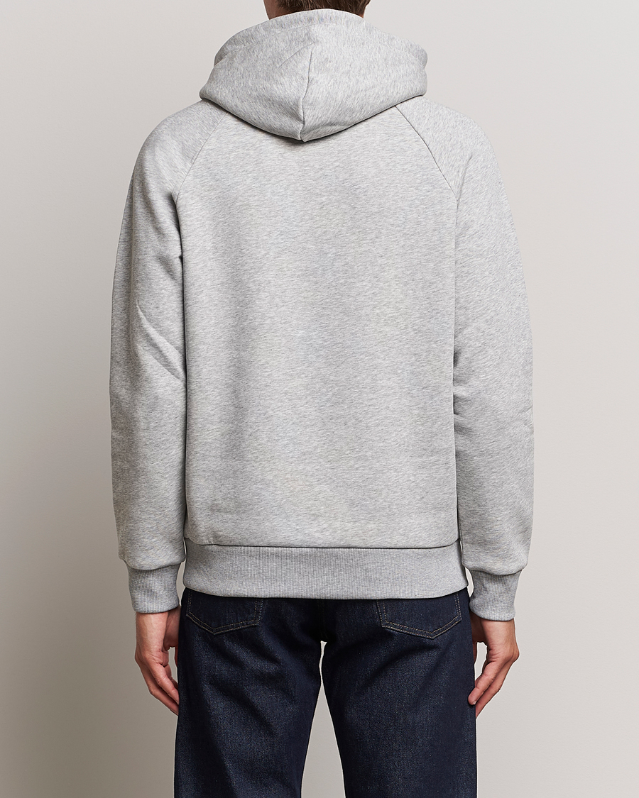 Men | Sweaters & Knitwear | Peak Performance | Original Logo Hoodie Grey Melange