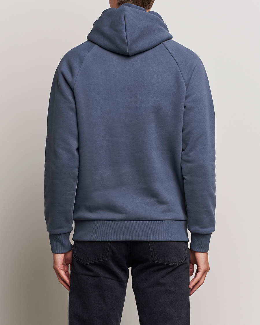Men | Sweaters & Knitwear | Peak Performance | Original Logo Hoodie Omber Blue