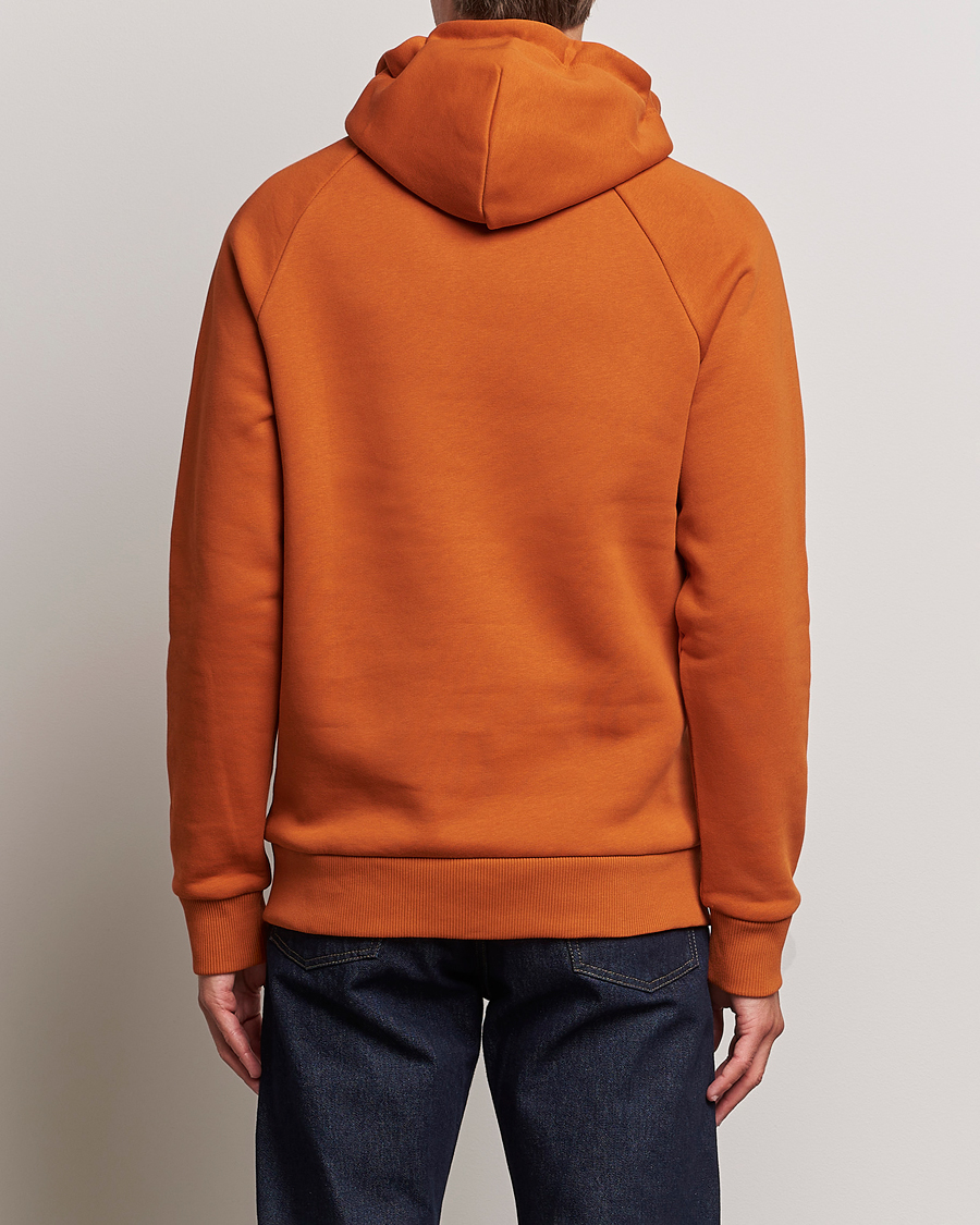 Men | Sweaters & Knitwear | Peak Performance | Original Logo Hoodie Gold Flame