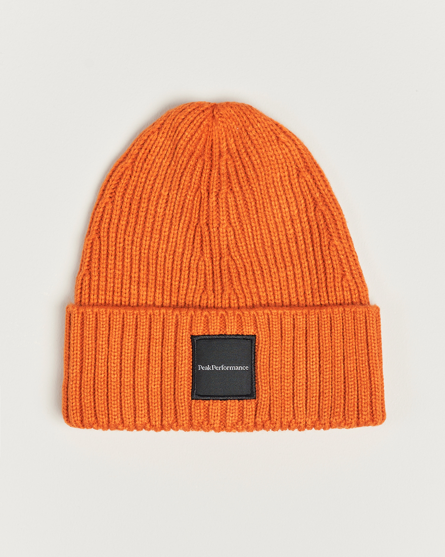 Men | Peak Performance Cornice Ribbed Hat Gold Flame | Peak Performance | Cornice Ribbed Hat Gold Flame