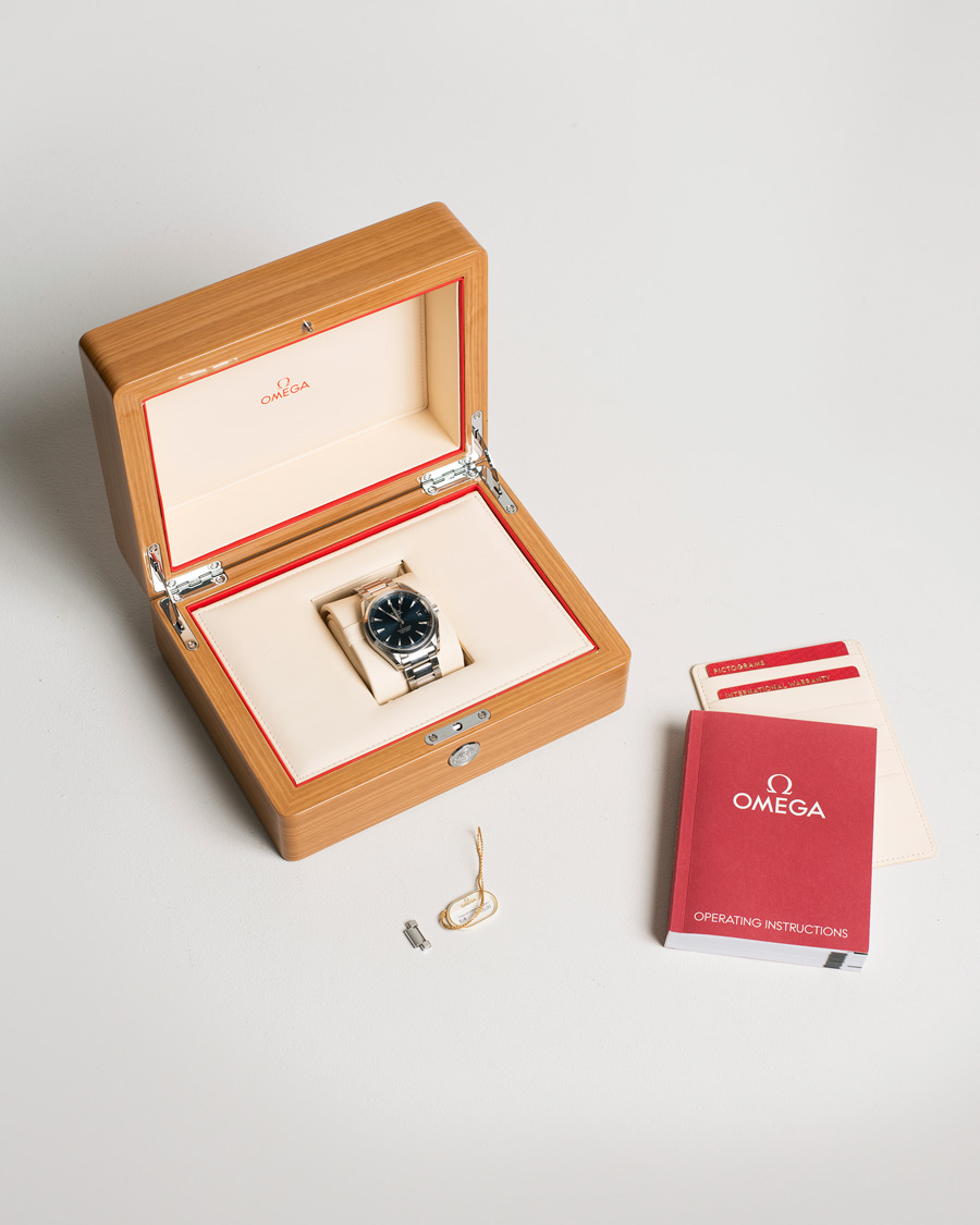 Men | Omega Pre-Owned Seamaster Aqua Terra 231.10.42.21.03.003 Steel Blue | Omega Pre-Owned | Seamaster Aqua Terra 231.10.42.21.03.003 Steel Blue