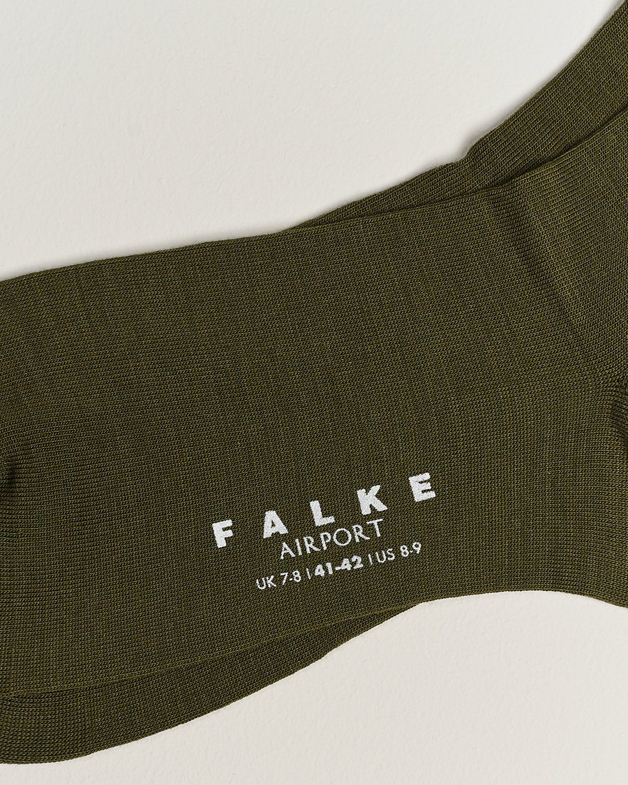 Men |  | Falke | Airport Socks Artichoke Green