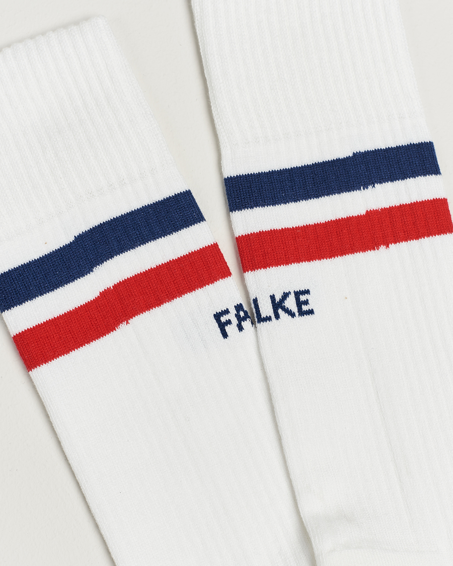 Men | Underwear & Socks | Falke | Dynamic Tennis Sock White/Blue/Red