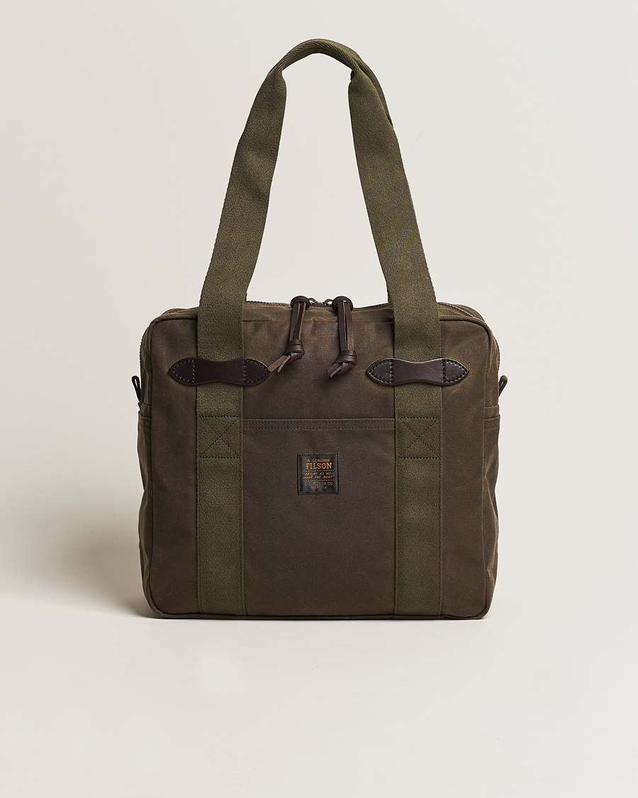 Men | Tote Bags | Filson | Tin Cloth Tote Bag Otter Green