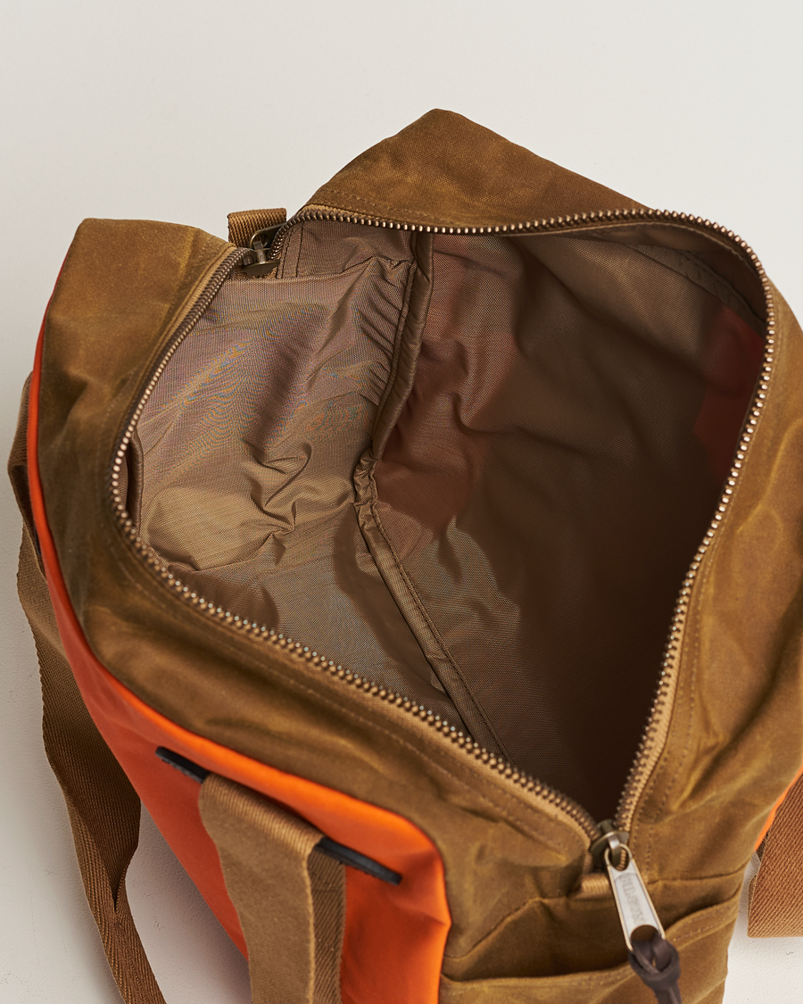 Men | Bags | Filson | Tin Cloth Tote Bag Dark Tan/Flame