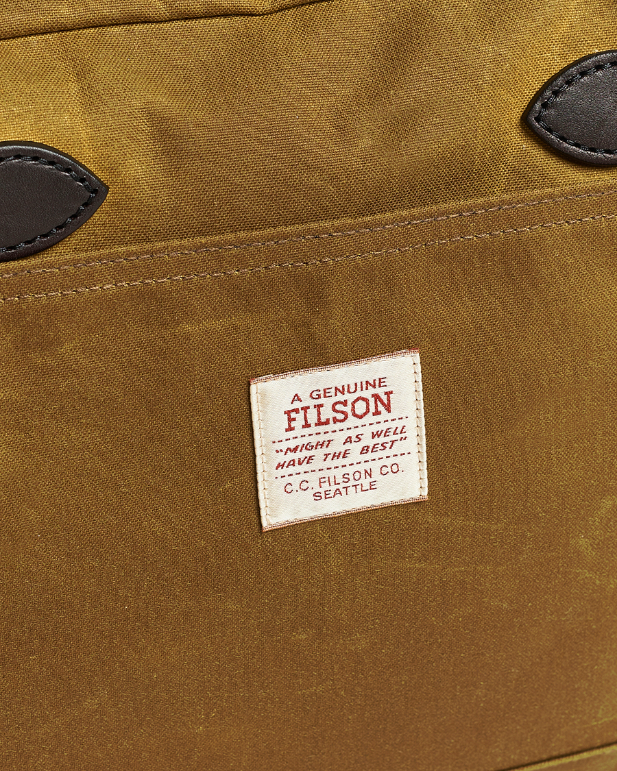 Men | Bags | Filson | Tin Cloth Compact Briefcase Dark Tan