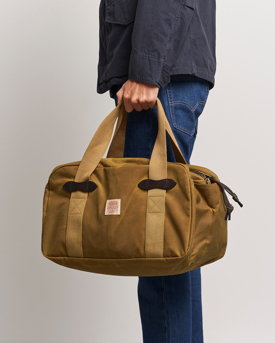 Men | Bags | Filson | Tin Cloth Small Duffle Bag Dark Tan