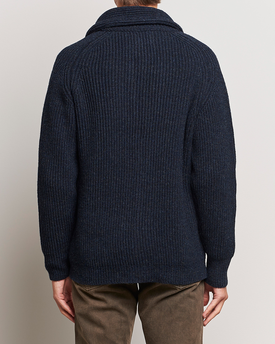 Men | Sweaters & Knitwear | Filson | Bristol Wool Cardigan Dark Navy Heather