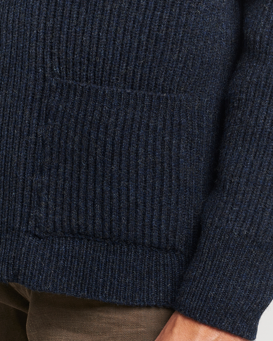 Men | Sweaters & Knitwear | Filson | Bristol Wool Cardigan Dark Navy Heather