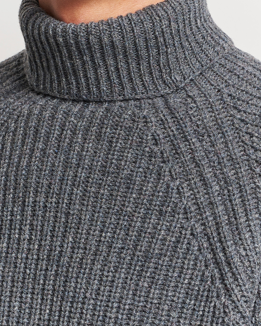 Men | Sweaters & Knitwear | Filson | Bristol Wool Rollneck Heather Grey
