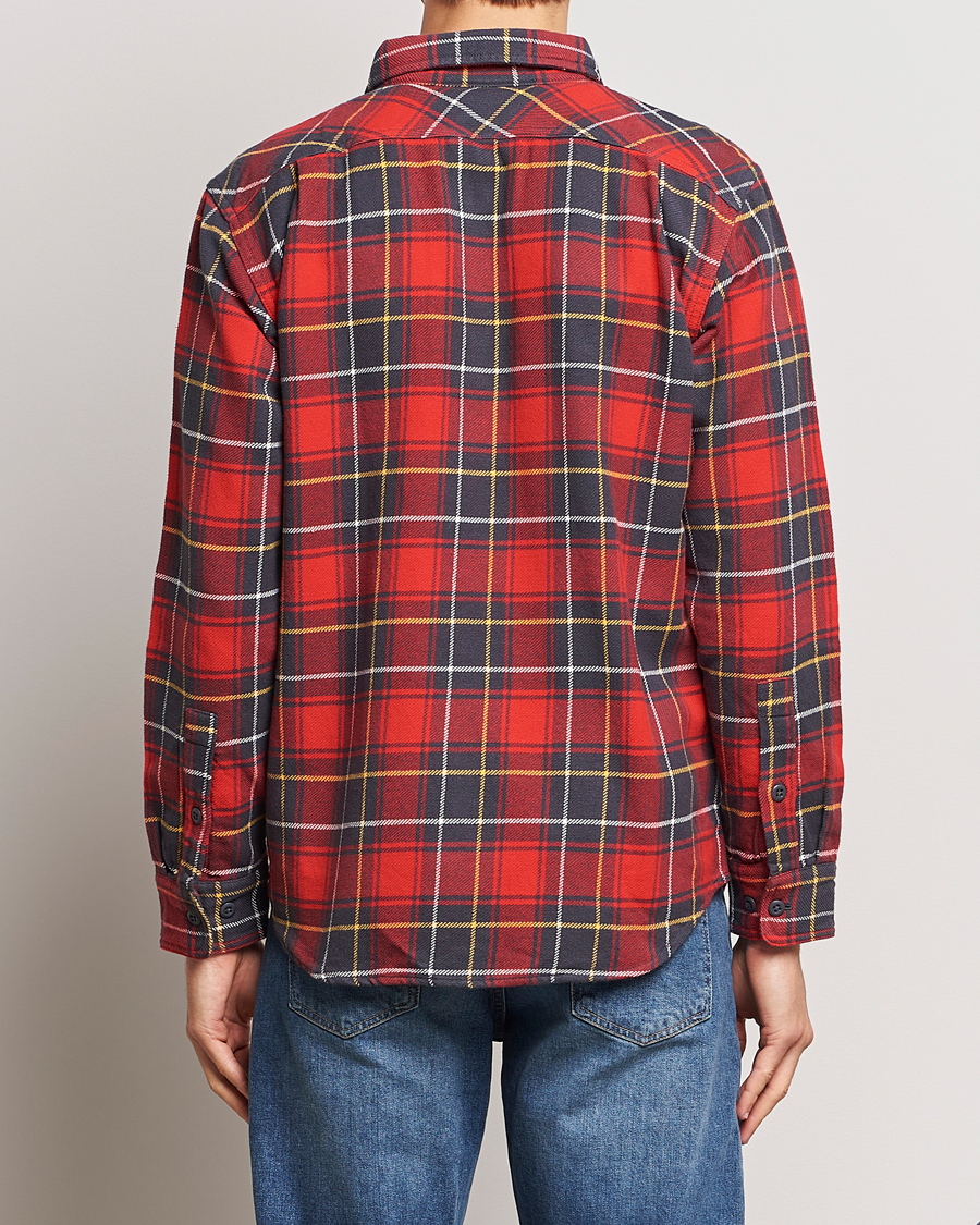 Men | Shirts | Filson | Vintage Flannel Work Shirt Red Charcoal Plaid