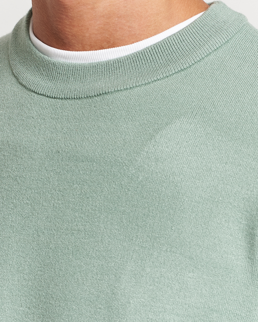 Men | Sweaters & Knitwear | Samsøe Samsøe | Samsøe & Samsøe Guna Crew Neck Iceberg Green