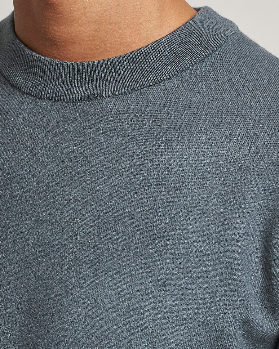 Men | Sweaters & Knitwear | Samsøe Samsøe | Samsøe & Samsøe Guna Crew Neck Stormy Weather