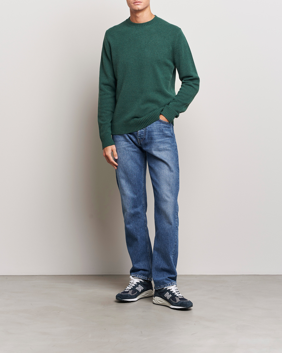 Men | Sweaters & Knitwear | Samsøe Samsøe | Samsøe & Samsøe Syllie Wool Crew Neck Garden Topiary