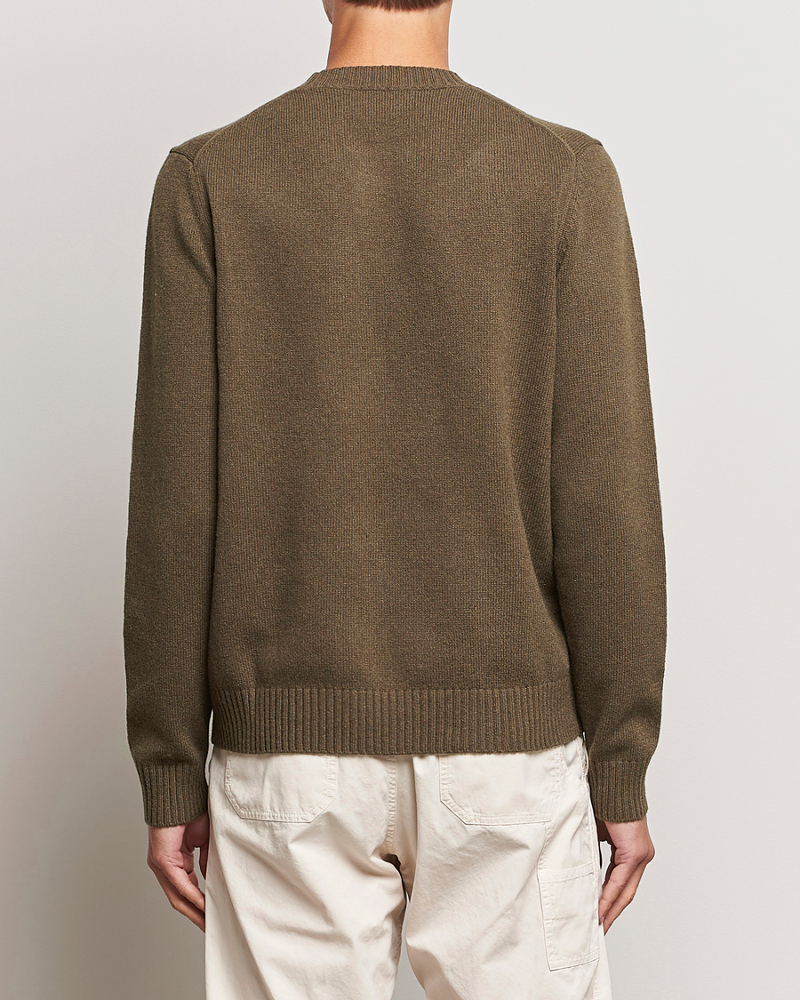 Men | Sweaters & Knitwear | Samsøe Samsøe | Samsøe & Samsøe Syllie Wool Crew Neck Crocodile