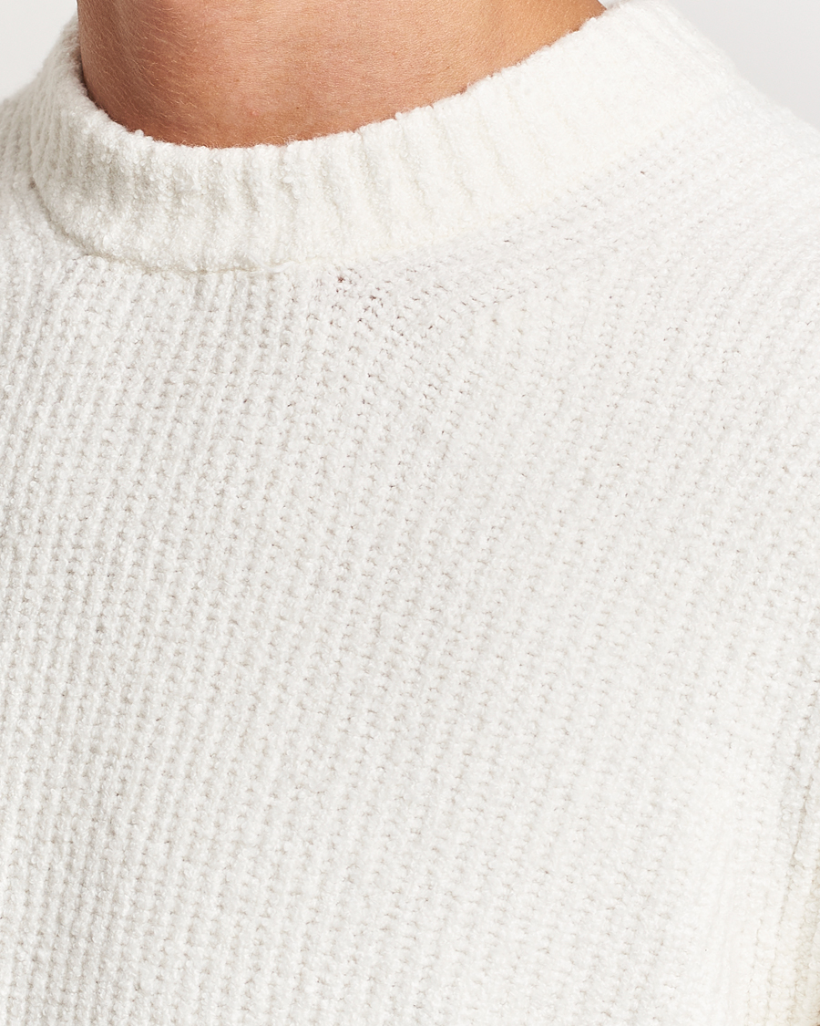 Men | Sweaters & Knitwear | Samsøe Samsøe | Alts Heavy Knitted Crew Neck Clear Cream