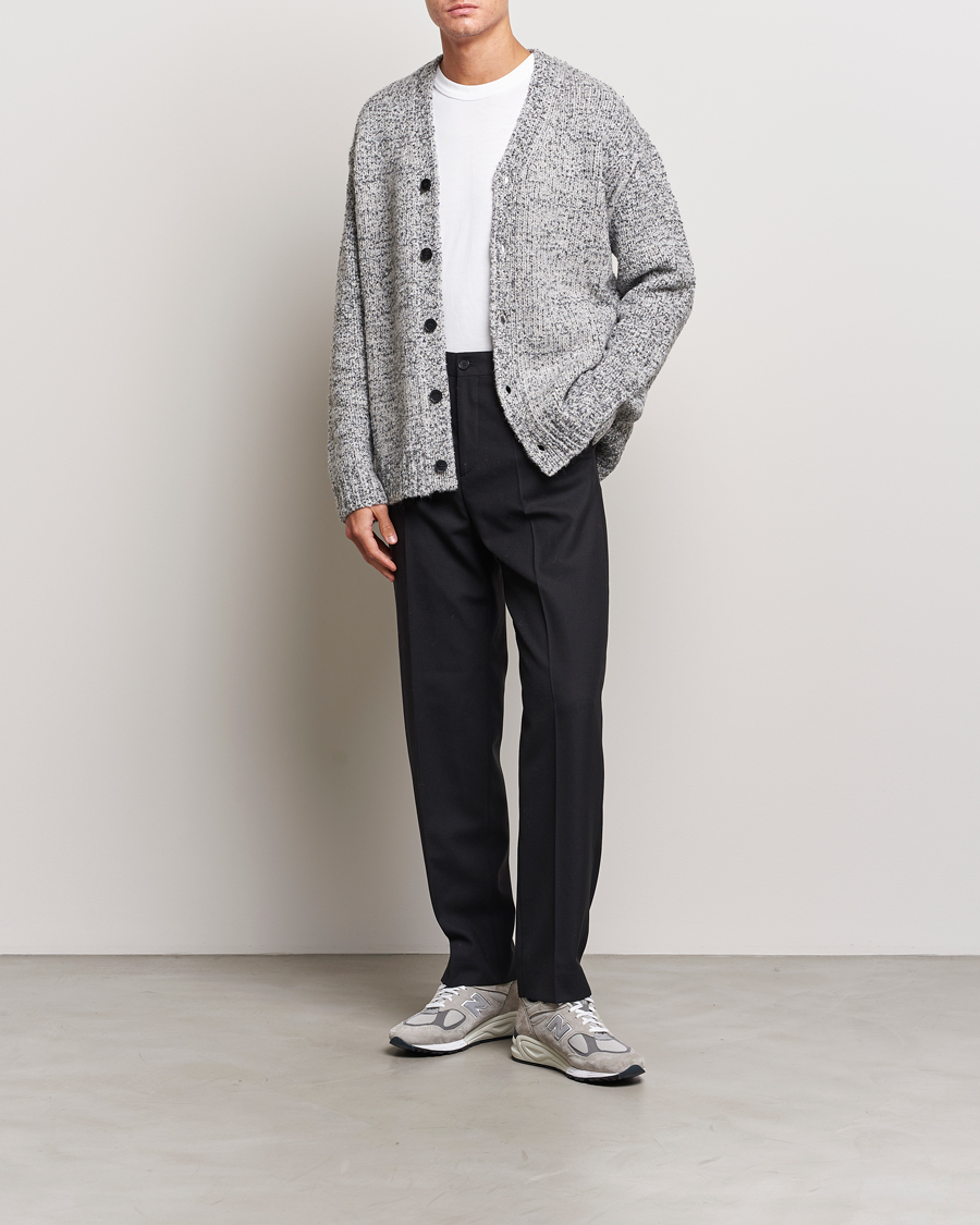 Men | Sweaters & Knitwear | Samsøe Samsøe | Samsøe & Samsøe Max Knitted Cardigan Grey Melange