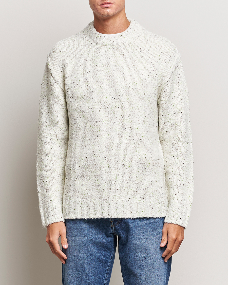 Samsøe & Samsøe Max Heavy Knitted Crew Neck White Neps at
