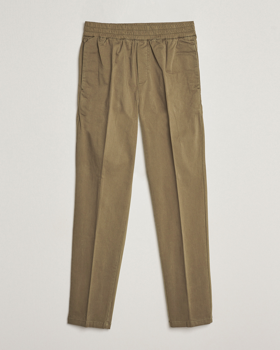 Men | Trousers | Samsøe Samsøe | Samsøe & Samsøe Smithy Drawstring Trousers Crocodile