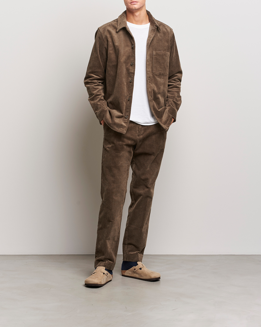 Men | Trousers | Samsøe Samsøe | Felix Corduroy Trousers Crocodile