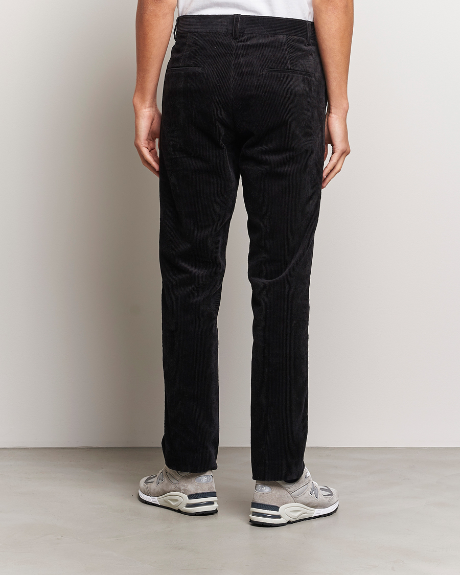 Men | Trousers | Samsøe Samsøe | Samsøe & Samsøe Felix Corduroy Trousers Black